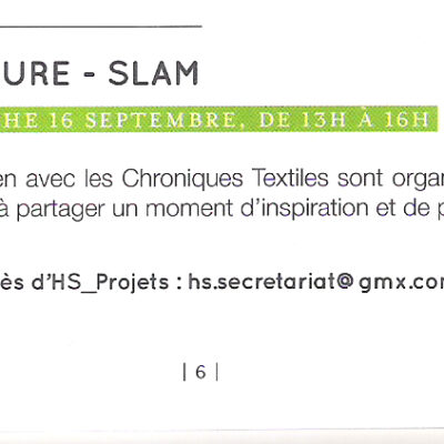 Festival International des Textiles Extraordinaires Clermont-Fd (63)